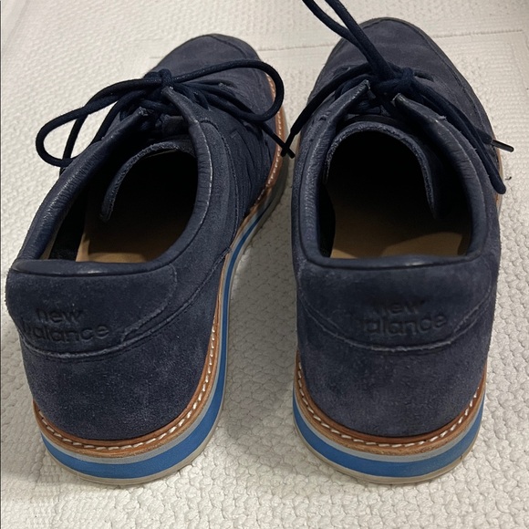 New Balance Dark Blue Suede Oxfords